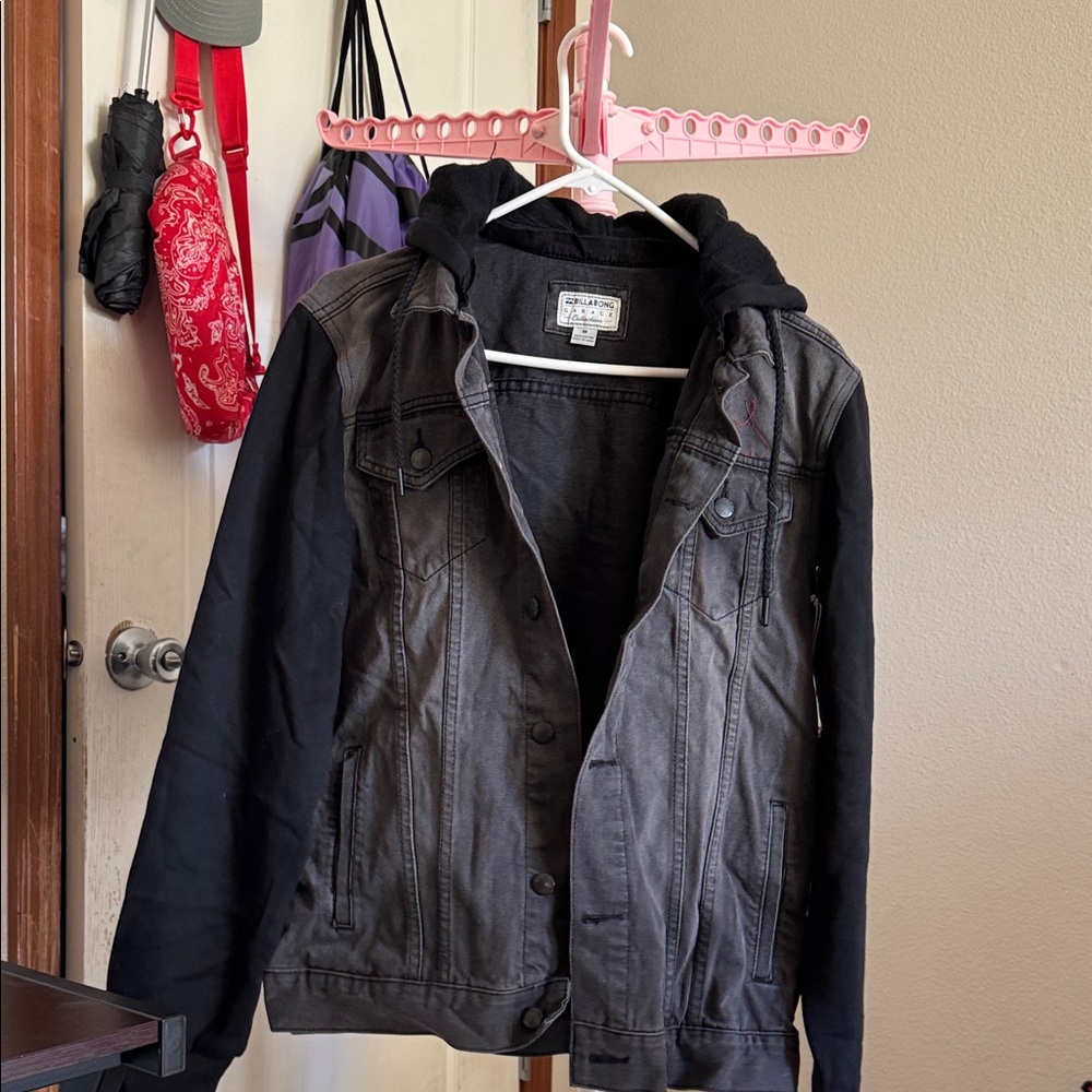 Billabong Charcoal and Black Jacket